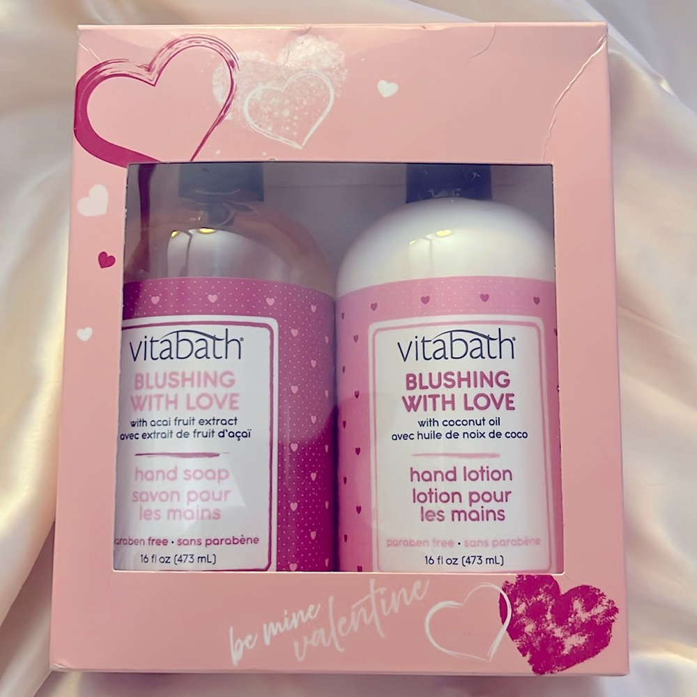 Vitabath Blushing with Love Hand Set NIB